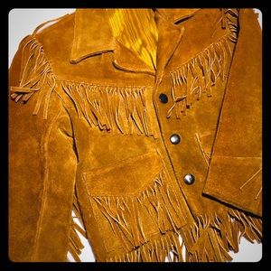 Joo-Kay suede kids jacket